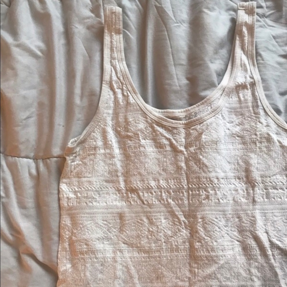 White Lace Tank